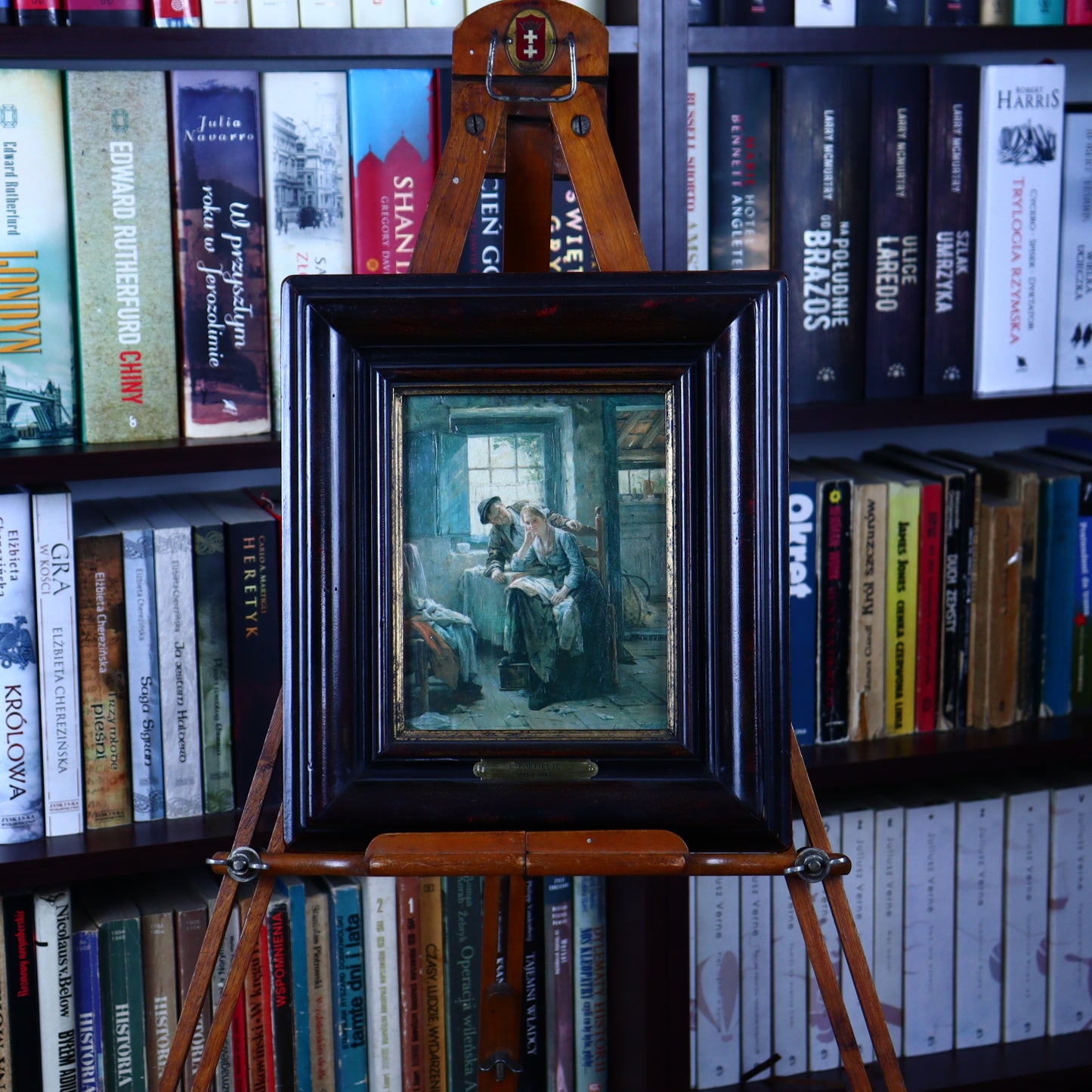 Framed Canvas Print – Gallant Scene