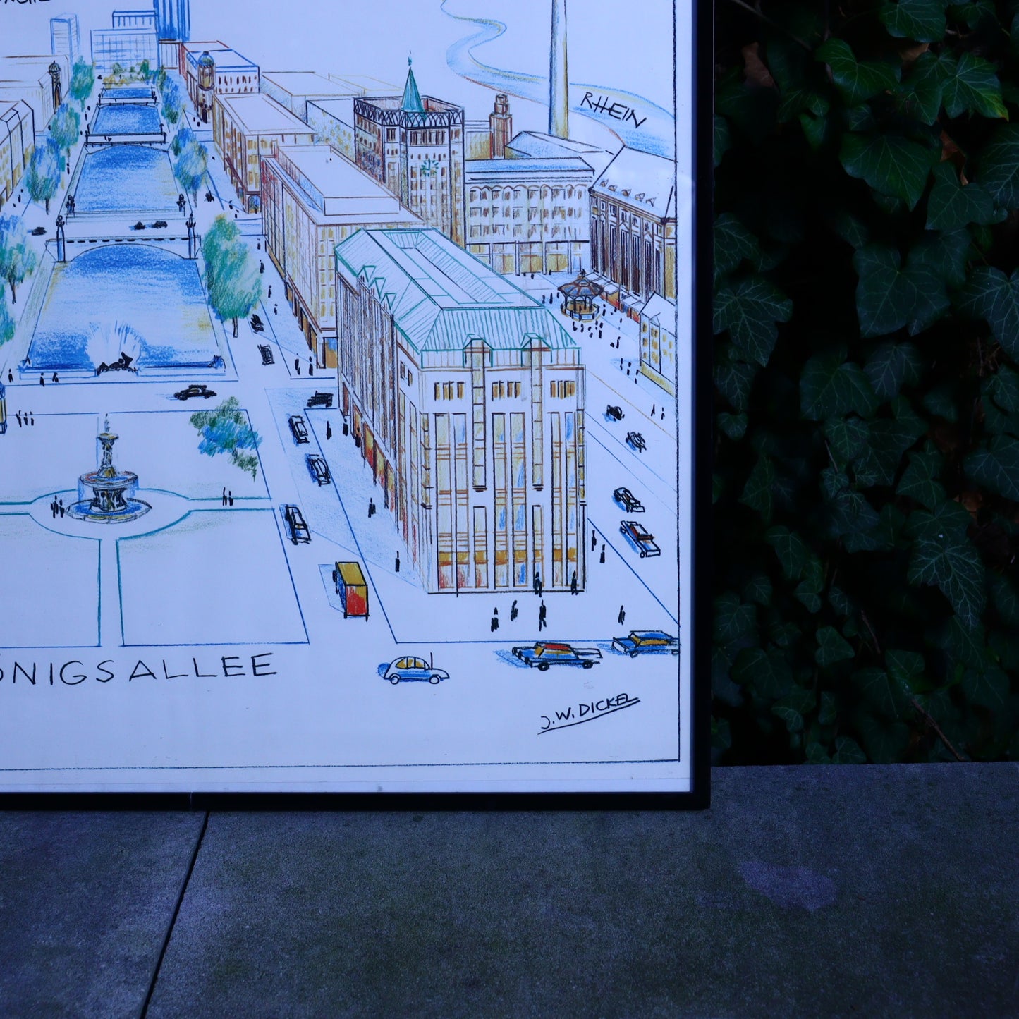 Framed Poster - The Duesseldorfer