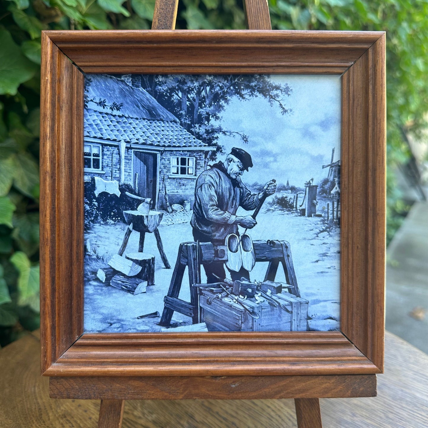 Ceramic Tile – Dutch Craftsman Scene