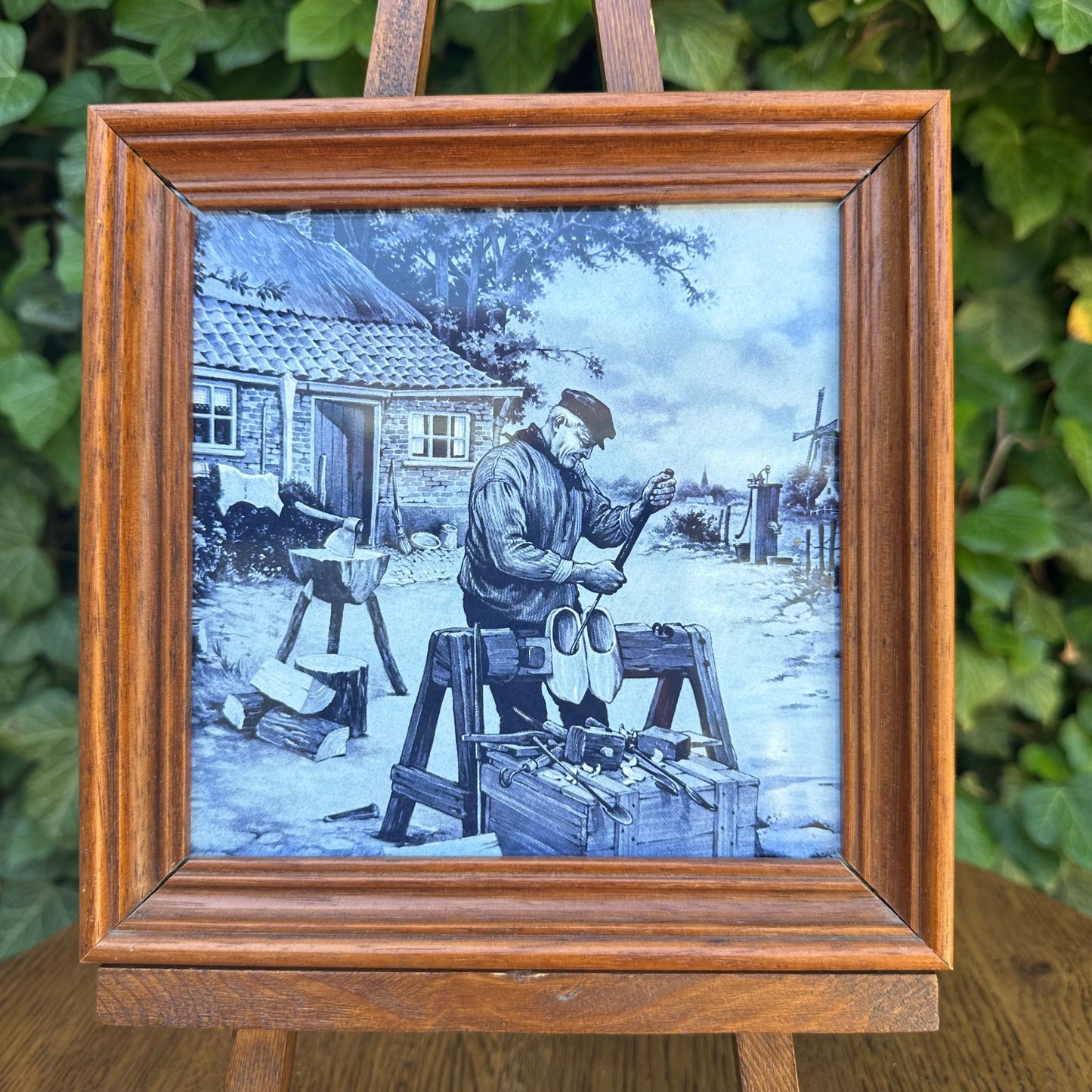 Ceramic Tile – Dutch Craftsman Scene