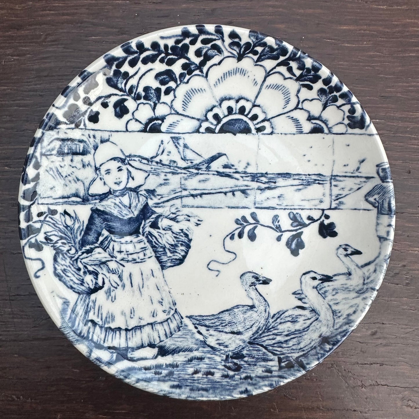 Delft-Style Decorative Plates – Set of 6
