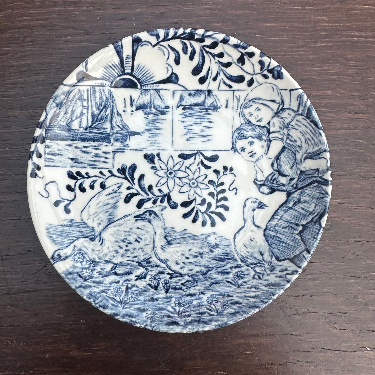 Delft-Style Decorative Plates – Set of 6