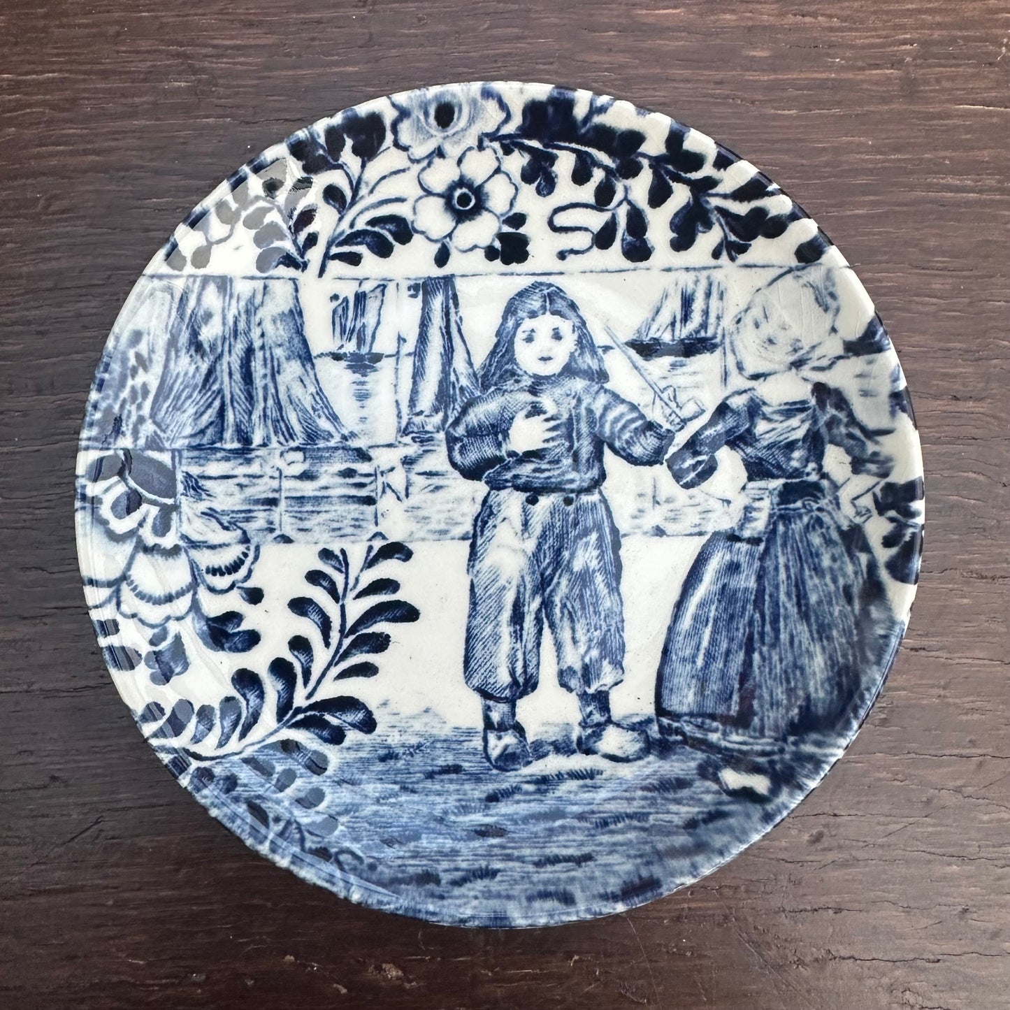 Delft-Style Decorative Plates – Set of 6