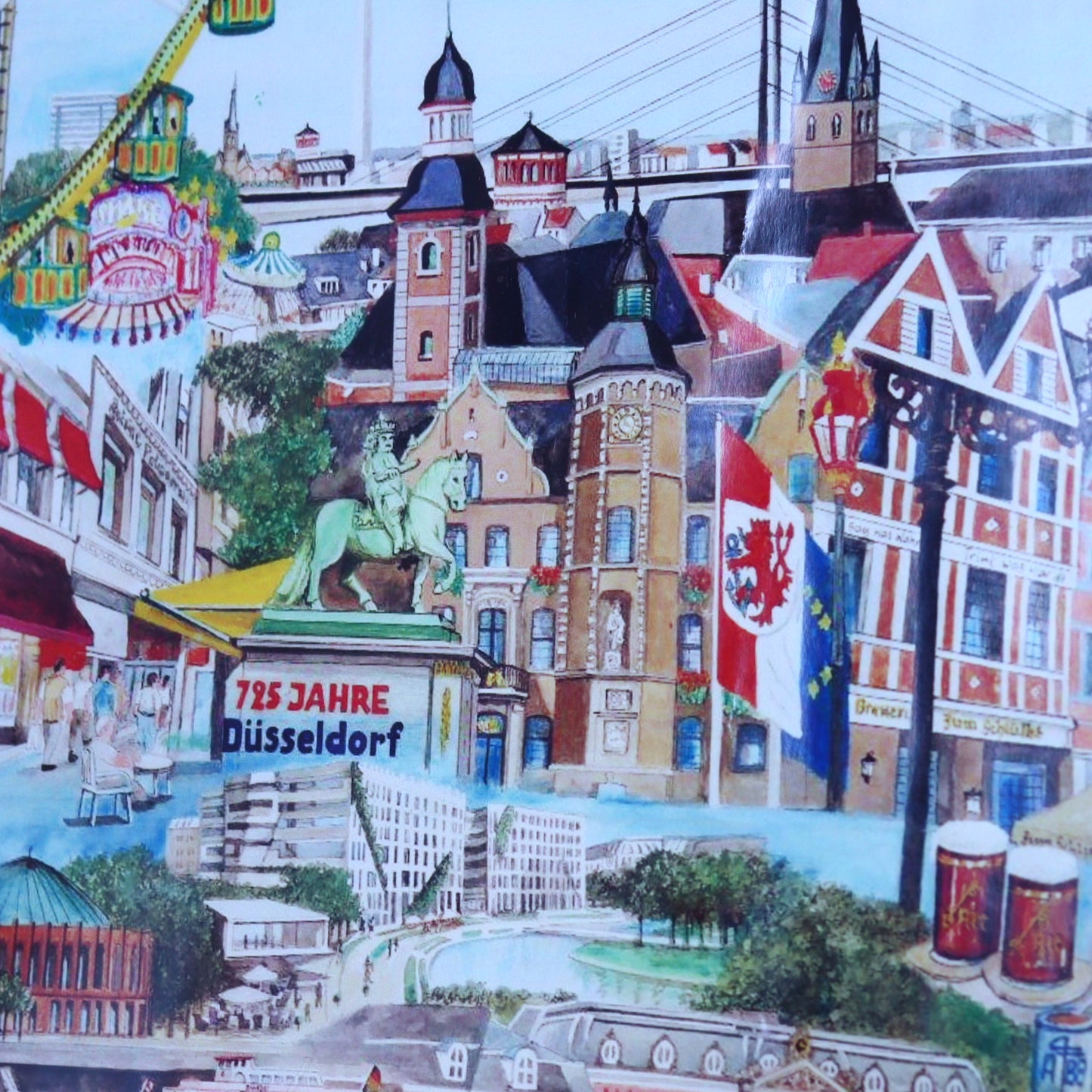 Poster – 725th Anniversary of Düsseldorf