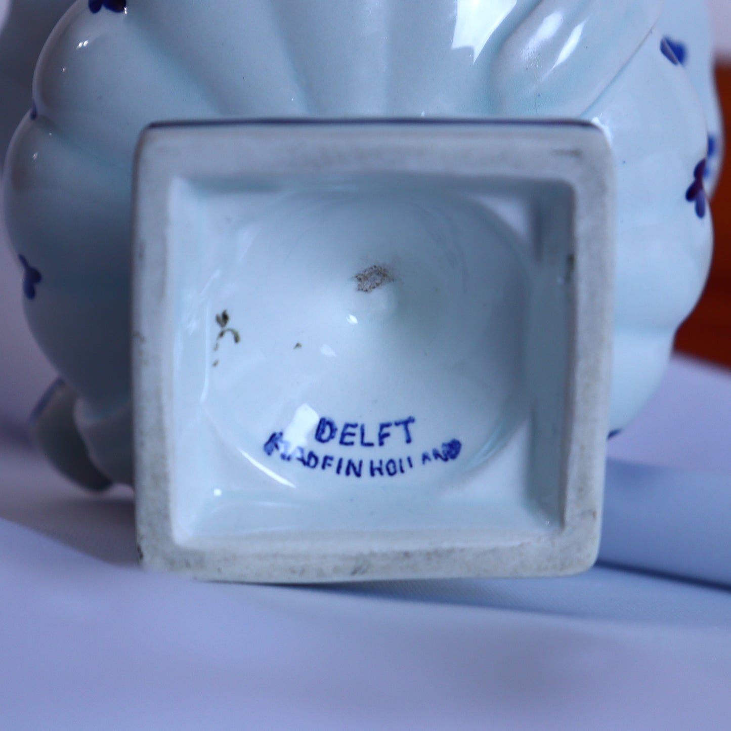 Ceramic Vase – Small Delft Style Amphora