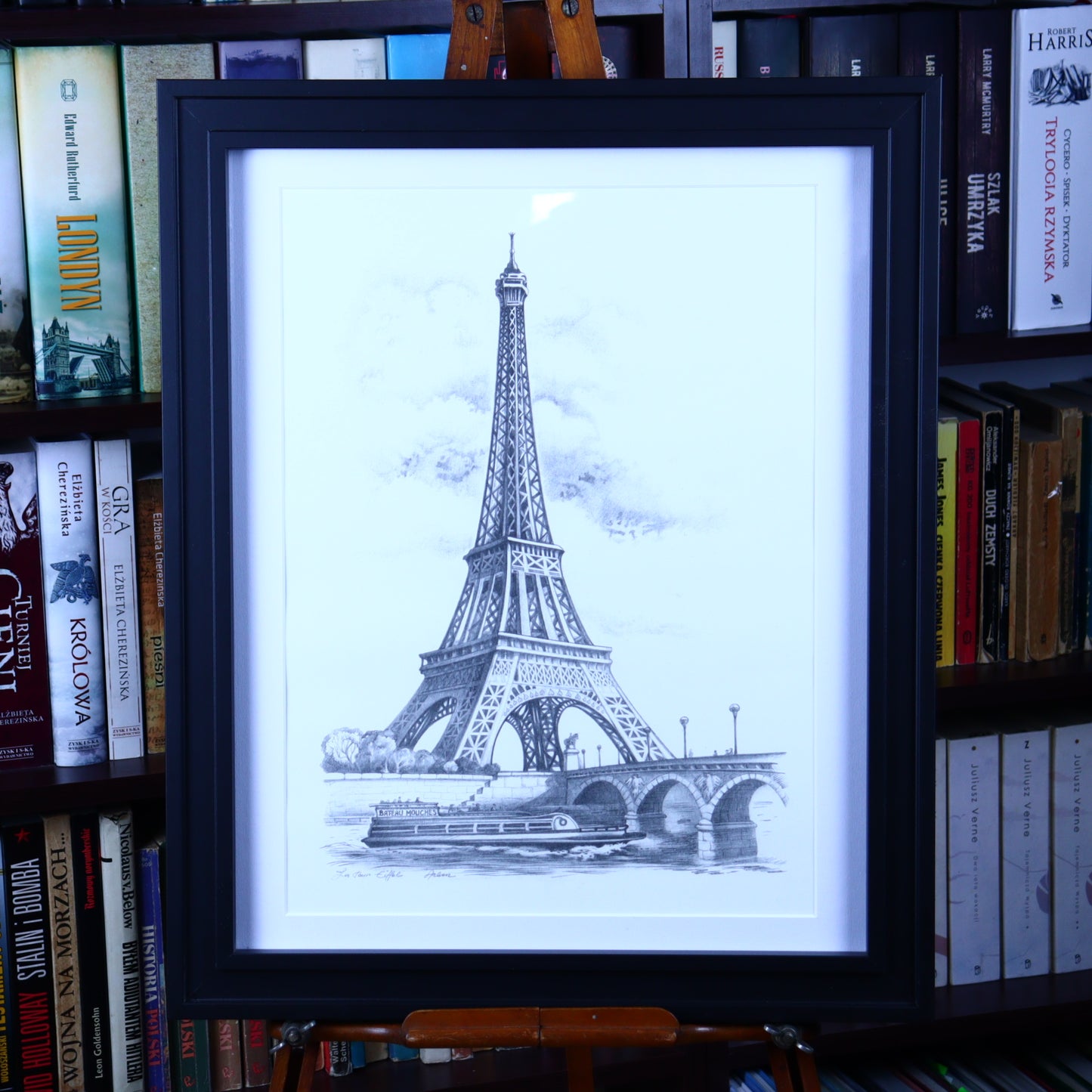 Framed Print – The Eiffel Tower View from the Seine