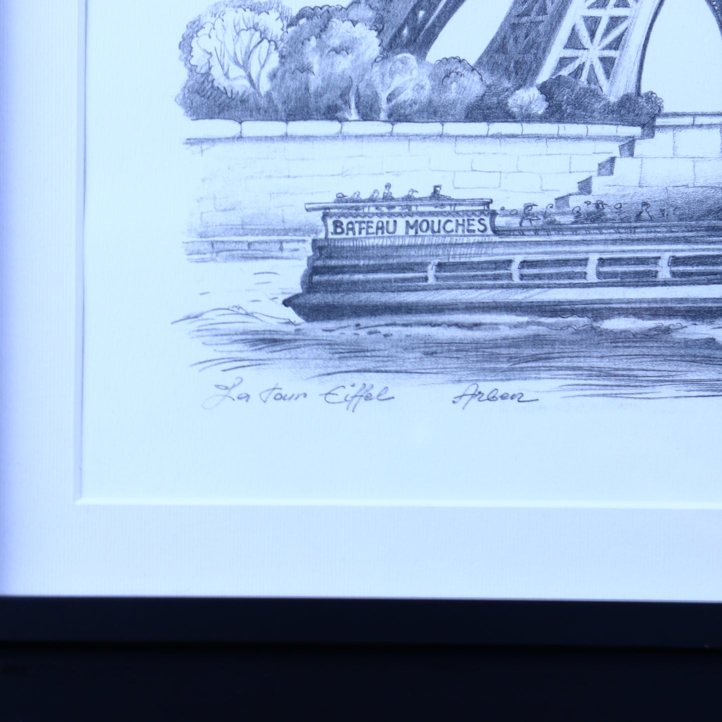 Framed Print – The Eiffel Tower View from the Seine