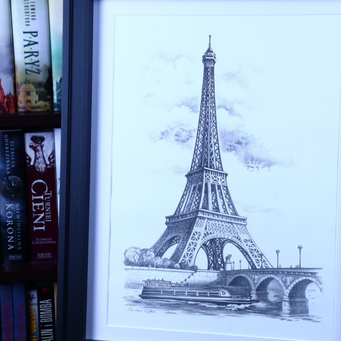 Framed Print – The Eiffel Tower View from the Seine
