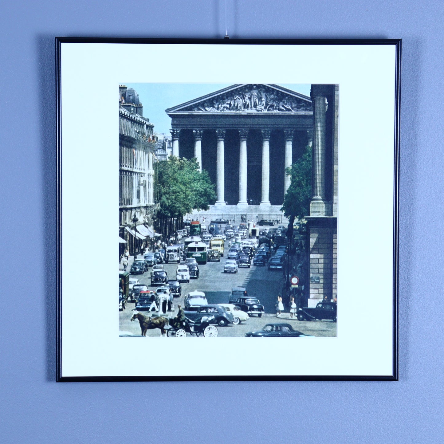 Photo of Paris 60's - Front of the Rue Royale and the Church of the Madeleine