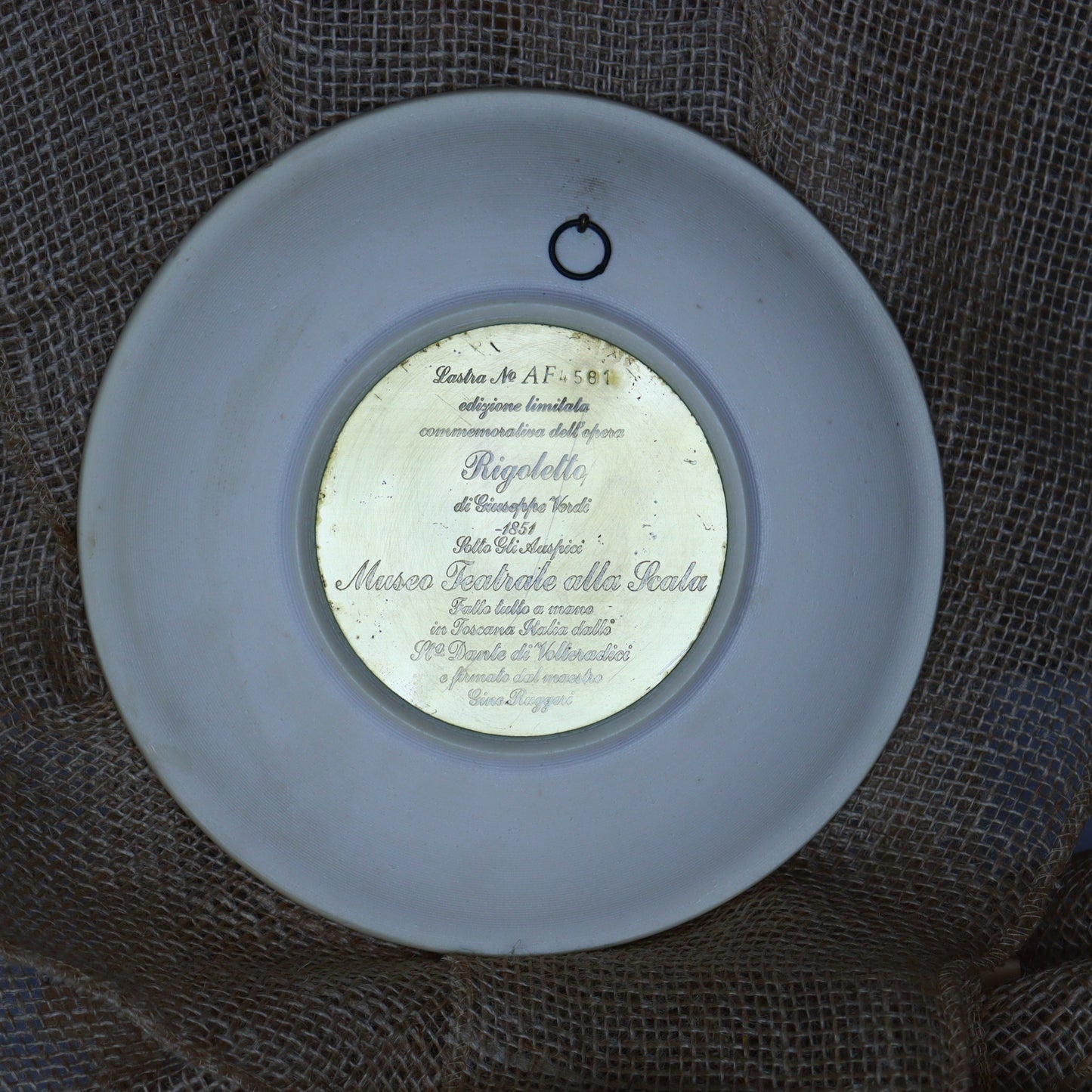 Decorative Plate - Opera Motive