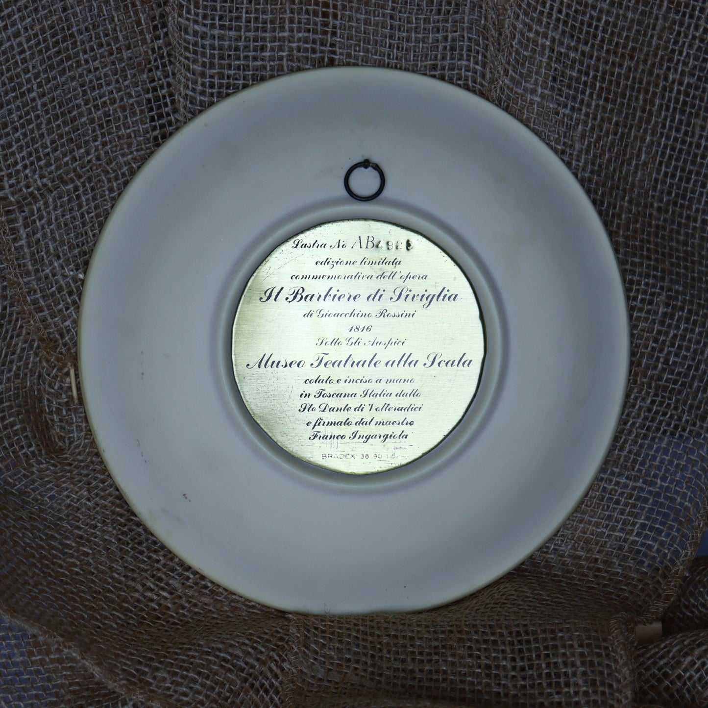 Decorative Plate - Opera Motive