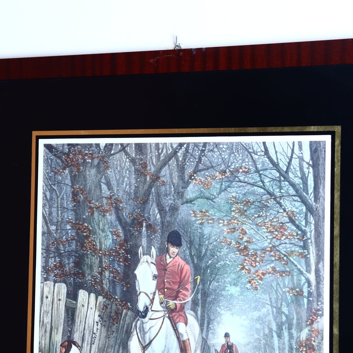 Colour lithograph - Morning, Going to Cover