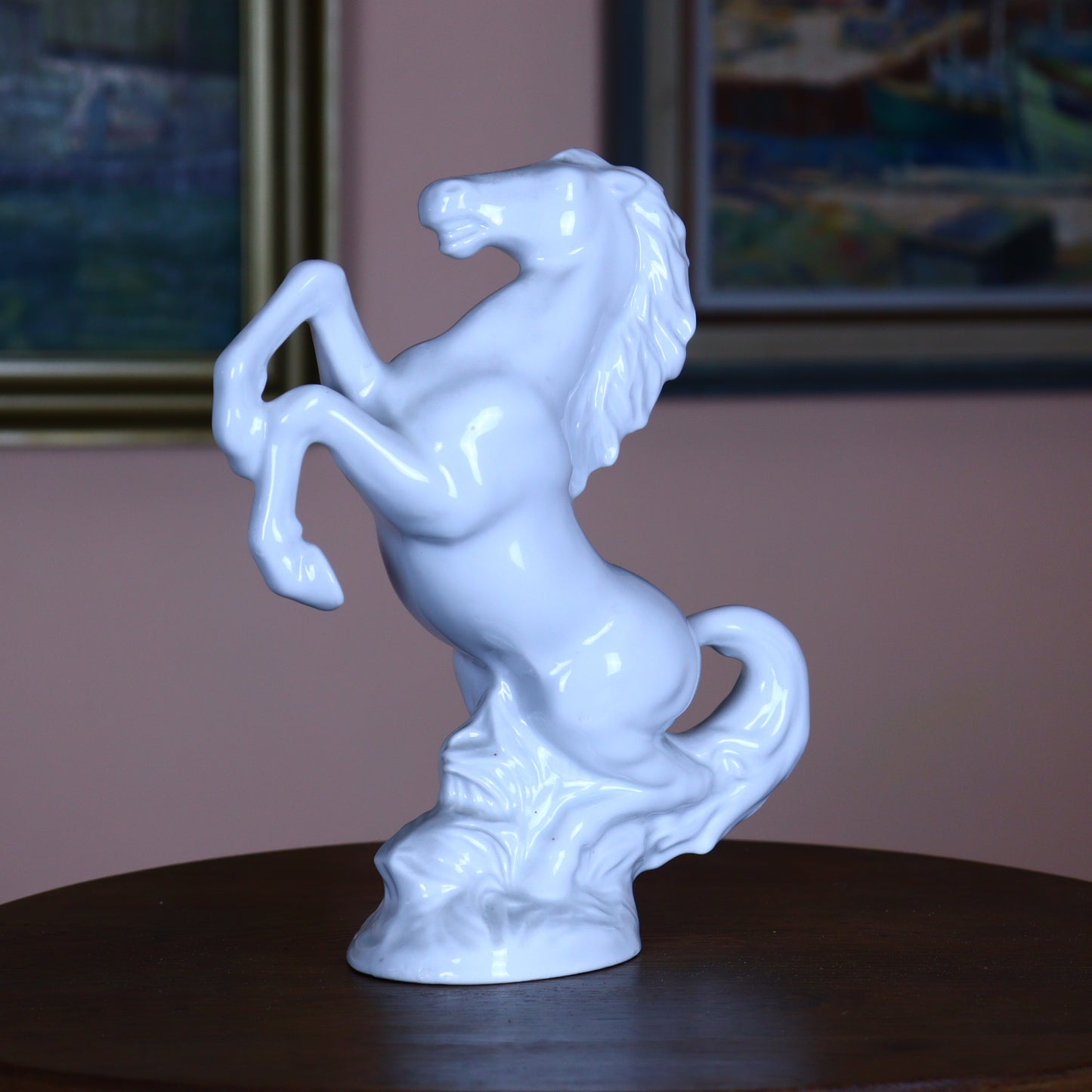 White Porcelain Figurine – Horse