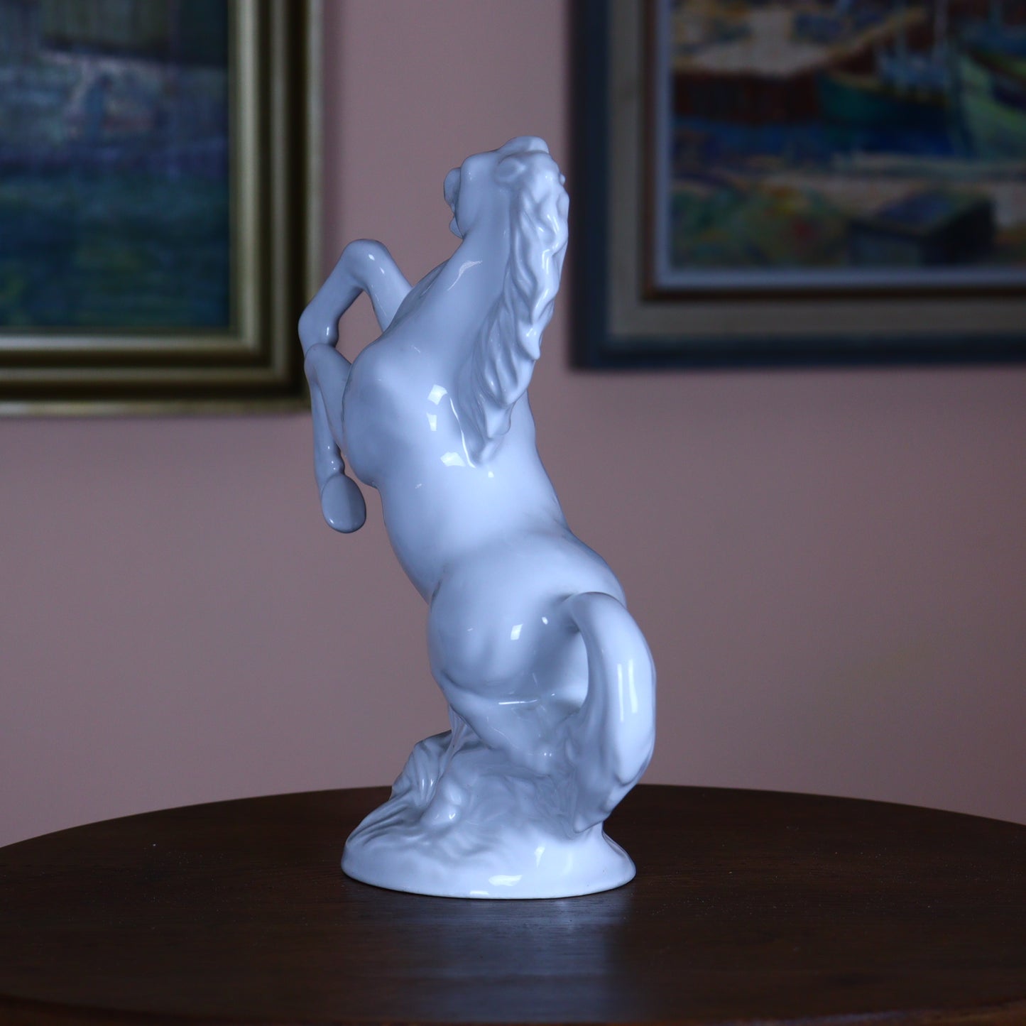 White Porcelain Figurine – Horse