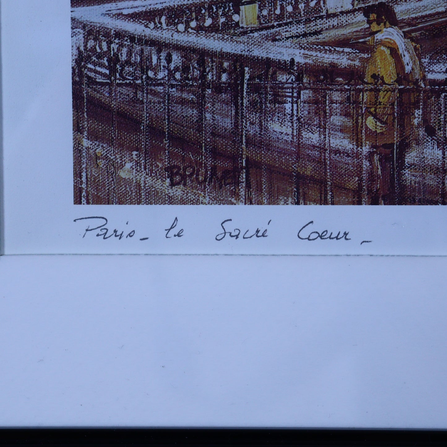 Framed Print – Sacré‑Cœur, Paris by Brunet