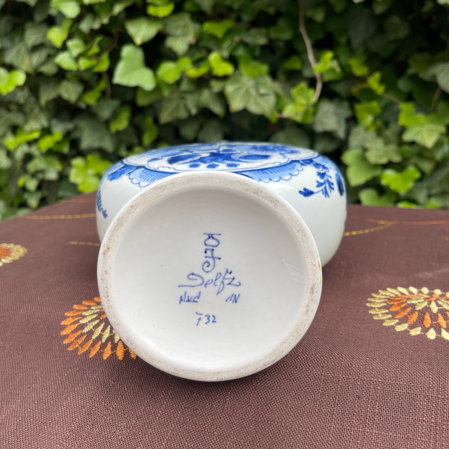 Royal Delft Blue Hand-Painted Vase