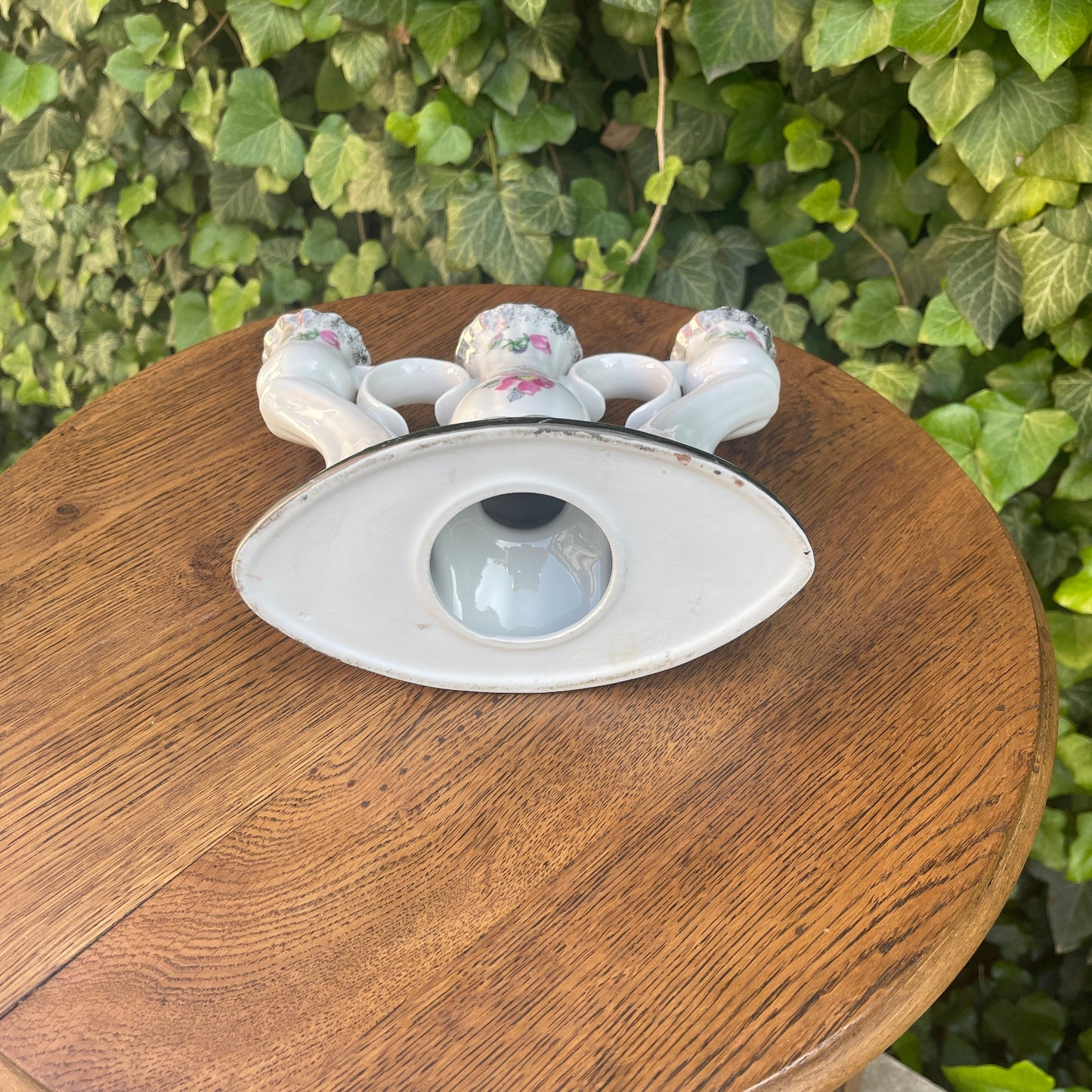 Ceramic Three-Arm Candleholder