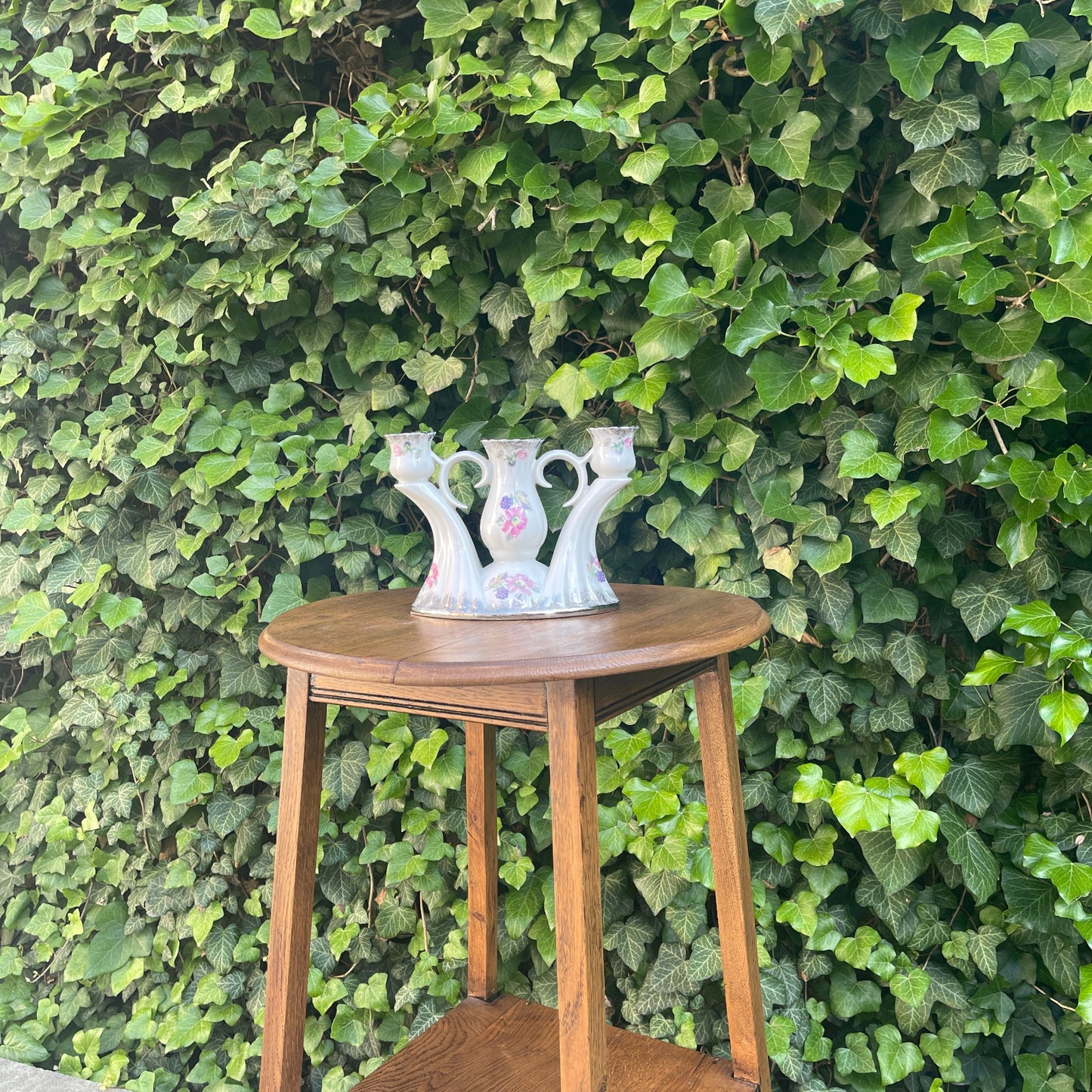 Ceramic Three-Arm Candleholder