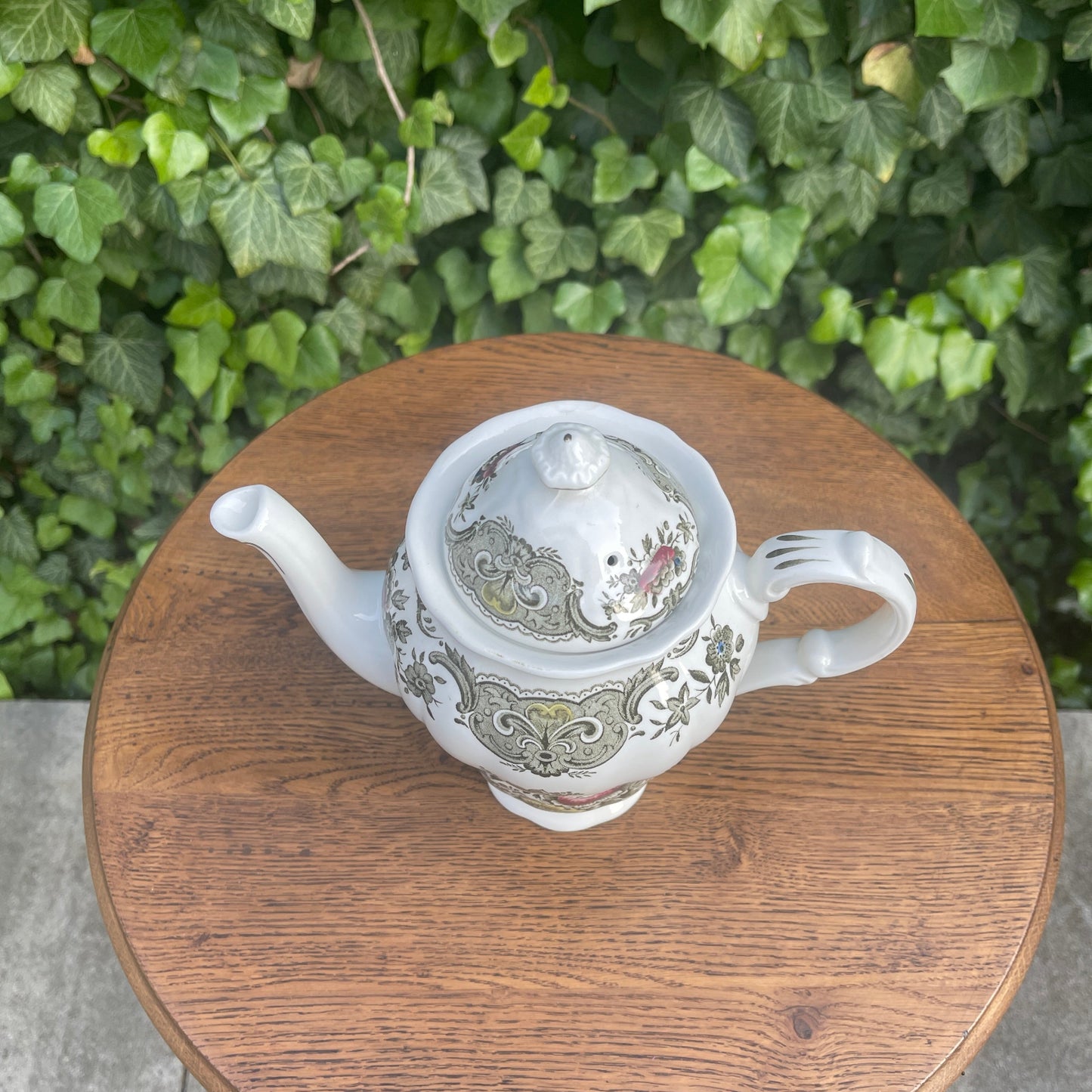 Ceramic Coffee Pot – Windsor Green Pattern