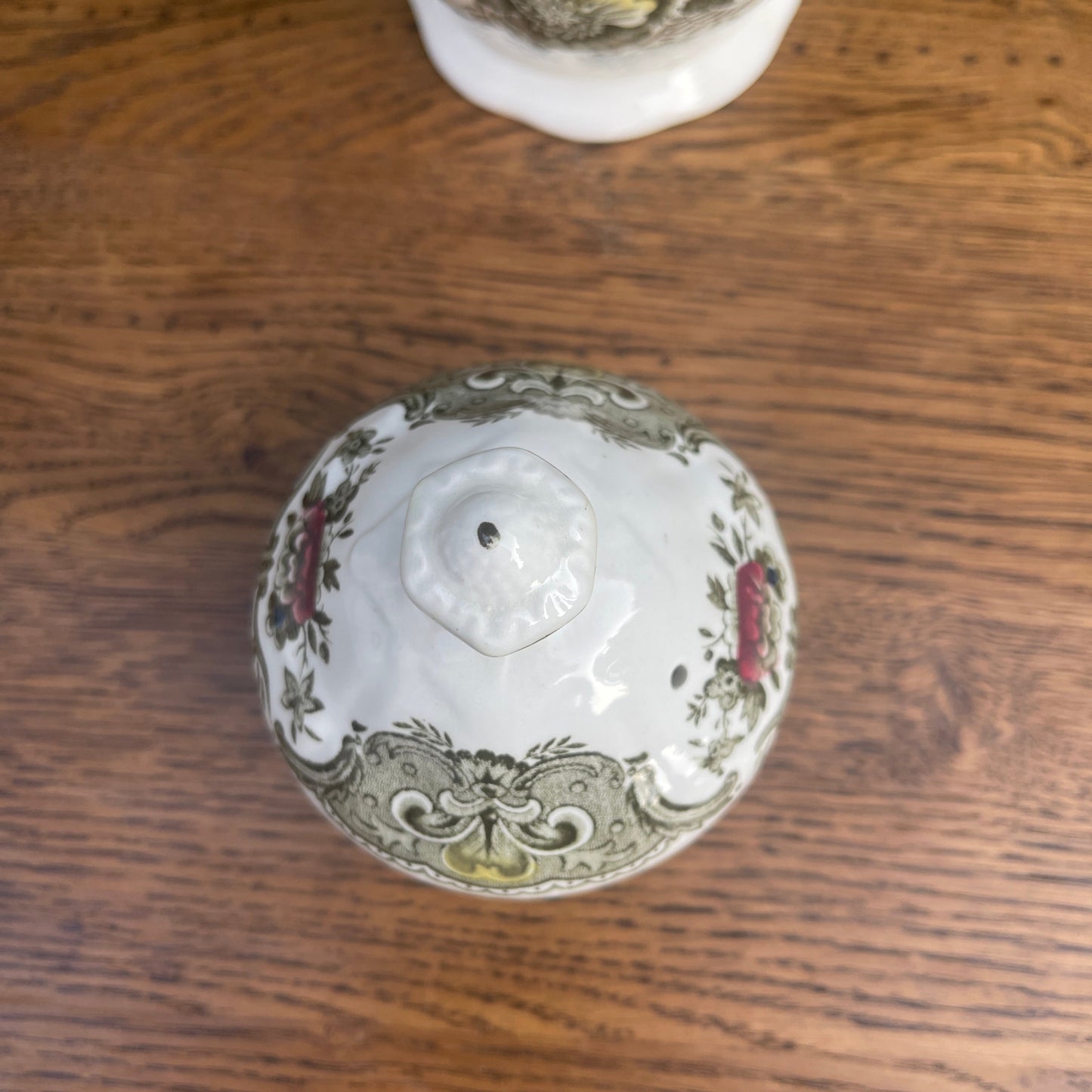 Ceramic Coffee Pot – Windsor Green Pattern