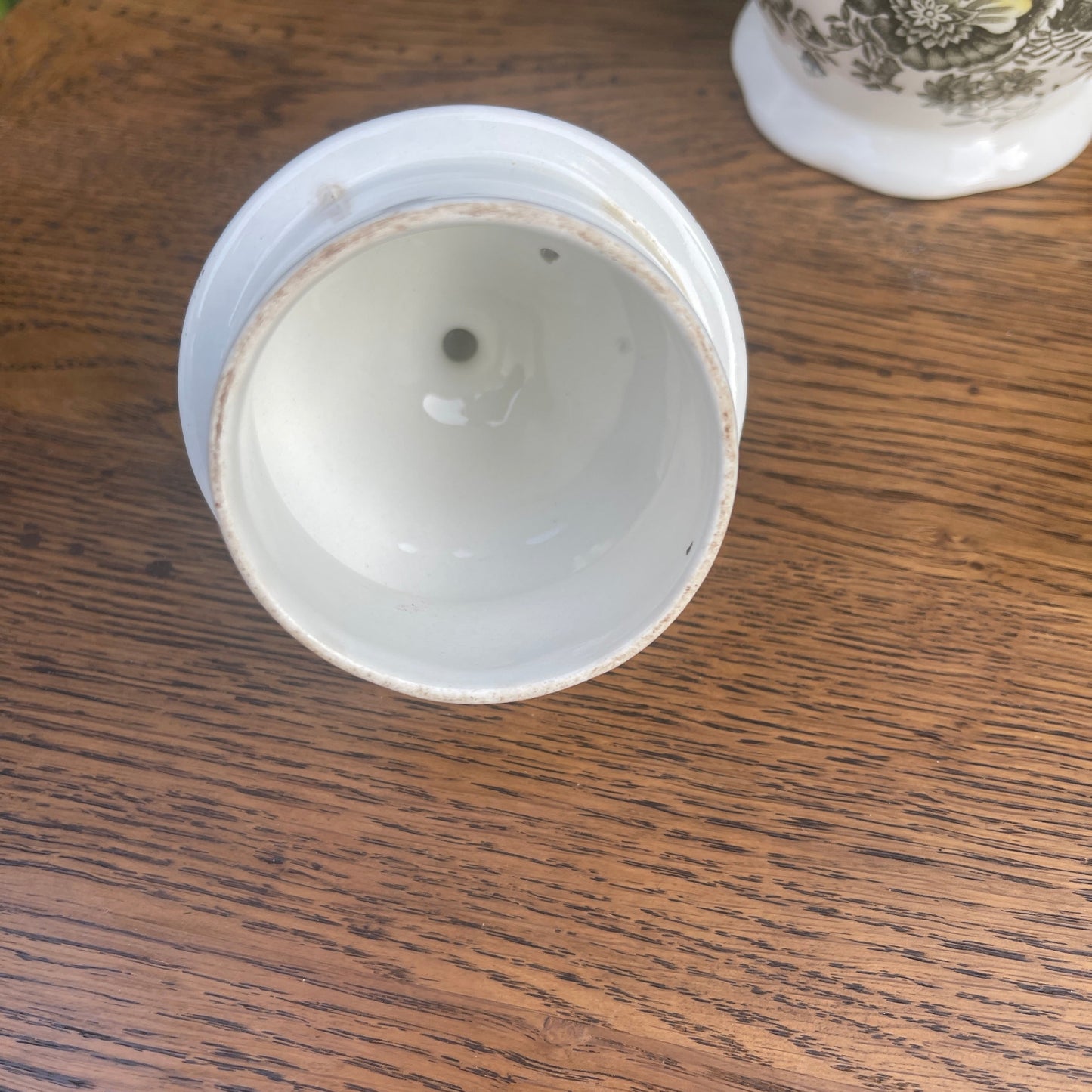 Ceramic Coffee Pot – Windsor Green Pattern