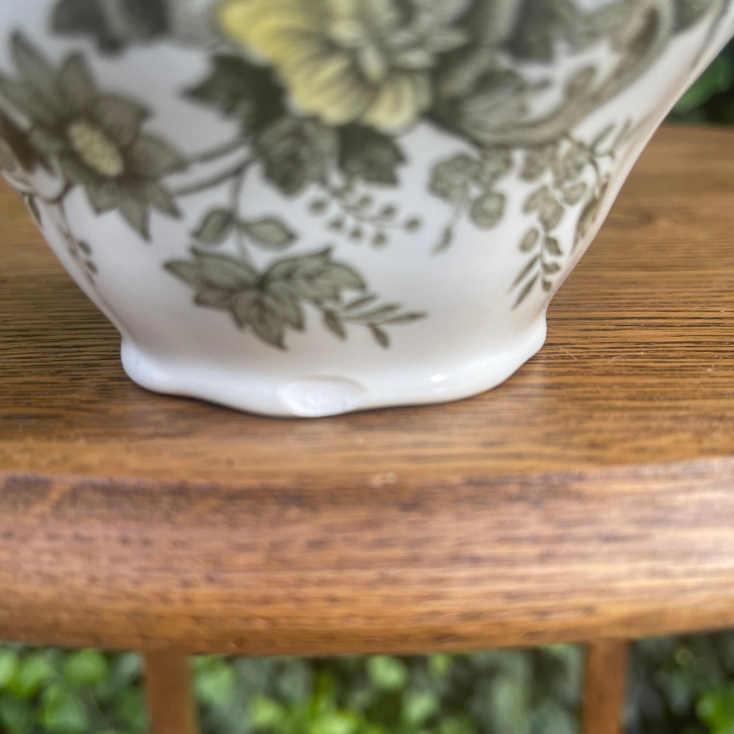 Ceramic Sugar Bowl – Windsor Green Pattern