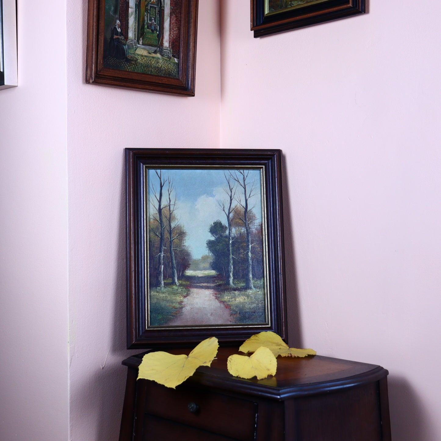 Painting on Canvas – Nostalgic Forest Road