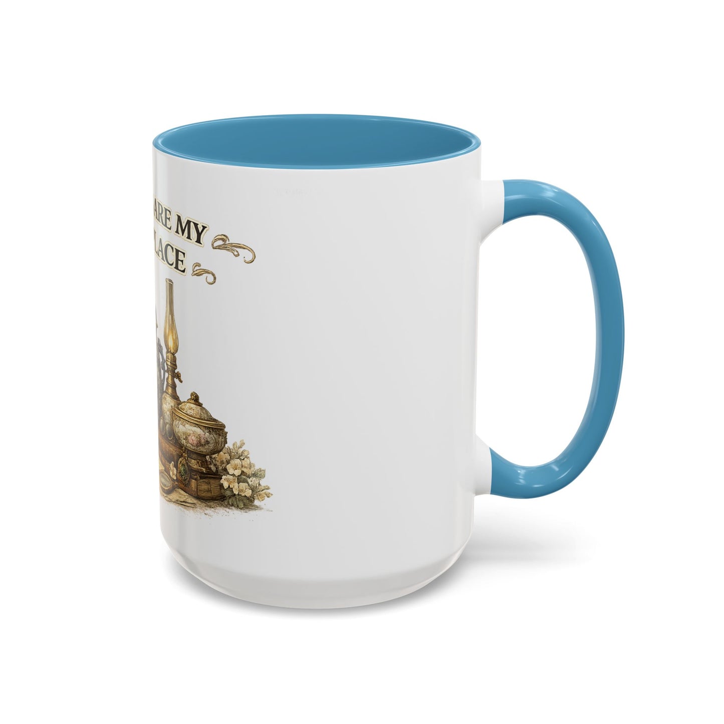 Antiques Are My Happy Place Coffee Mug — Vintage Collection Accent Mug