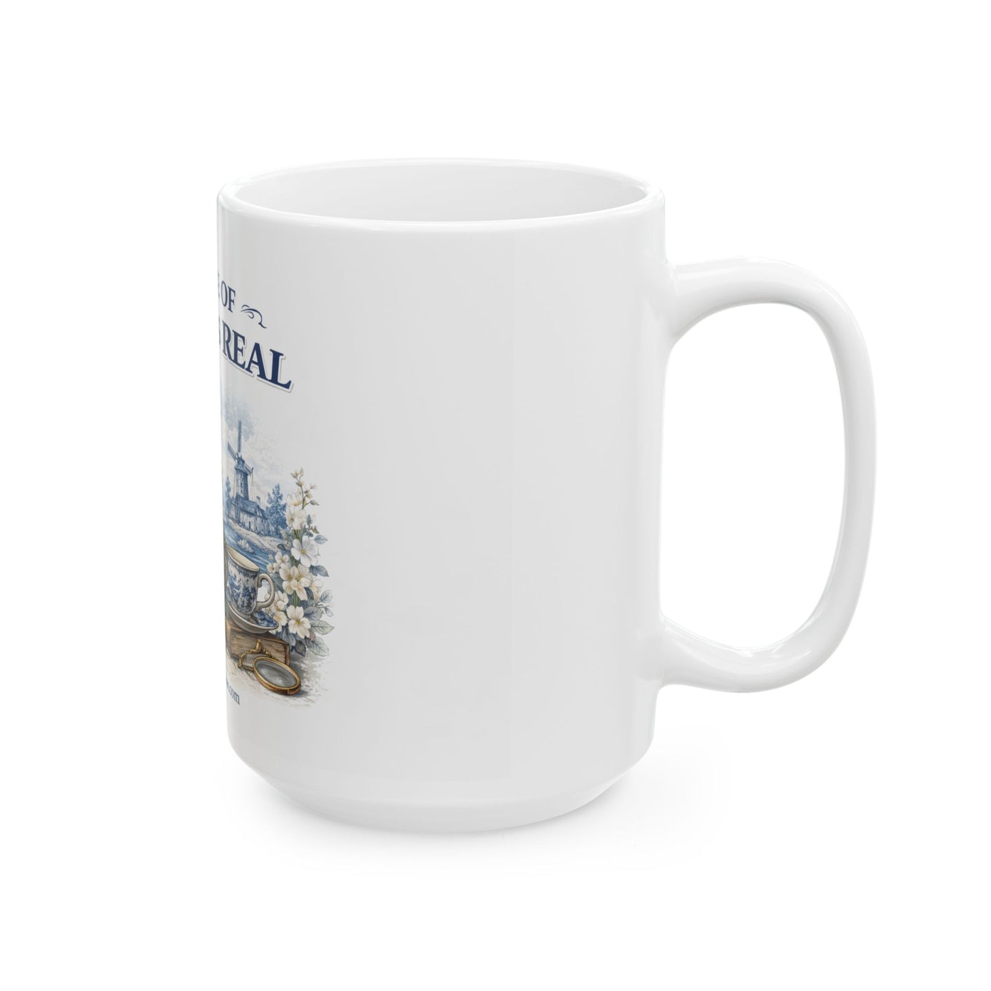 My Love of Delfts Is Real Ceramic Mug — Delftware Blue Delft Design (11oz/15oz)