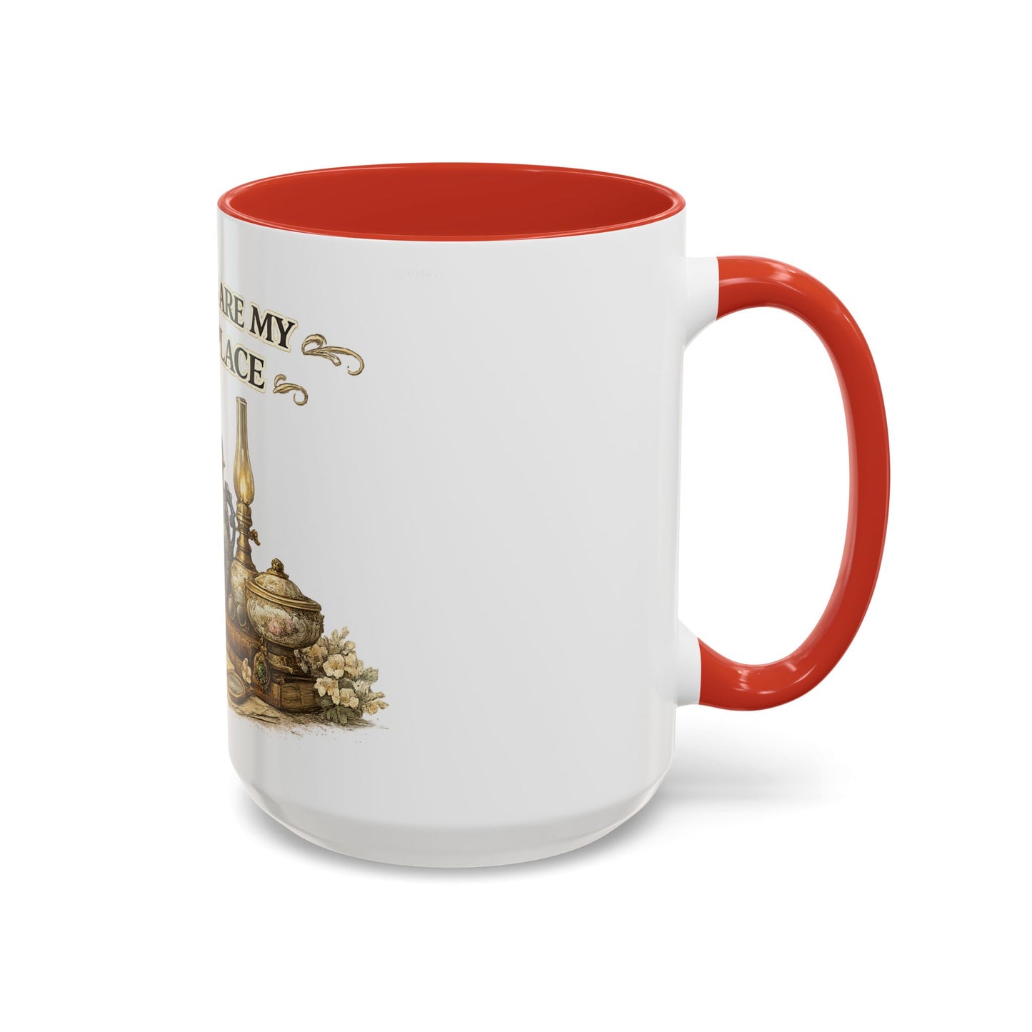 Antiques Are My Happy Place Coffee Mug — Vintage Collection Accent Mug