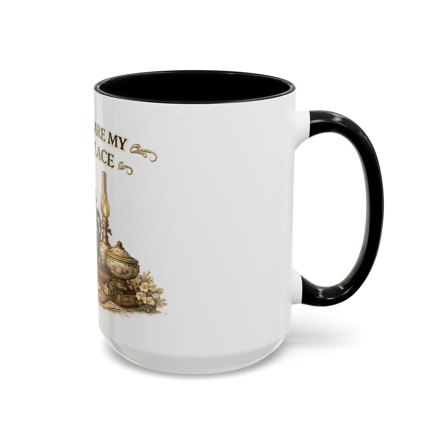 Antiques Are My Happy Place Coffee Mug — Vintage Collection Accent Mug