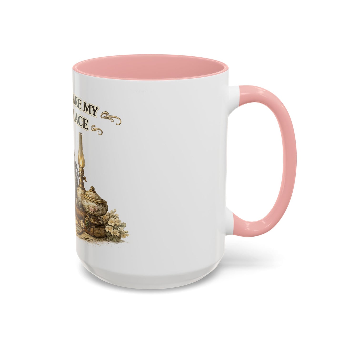 Antiques Are My Happy Place Coffee Mug — Vintage Collection Accent Mug