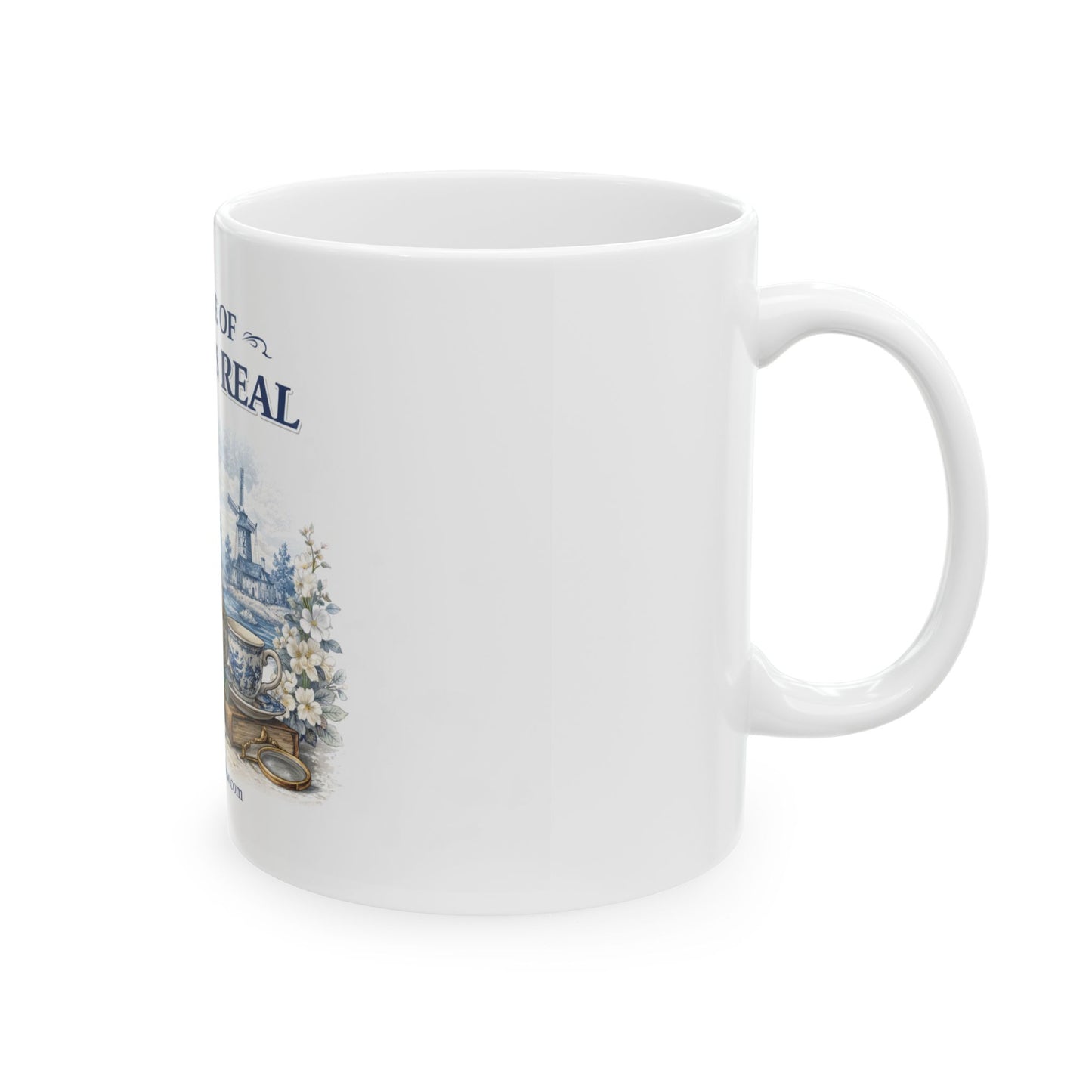 My Love of Delfts Is Real Ceramic Mug — Delftware Blue Delft Design (11oz/15oz)