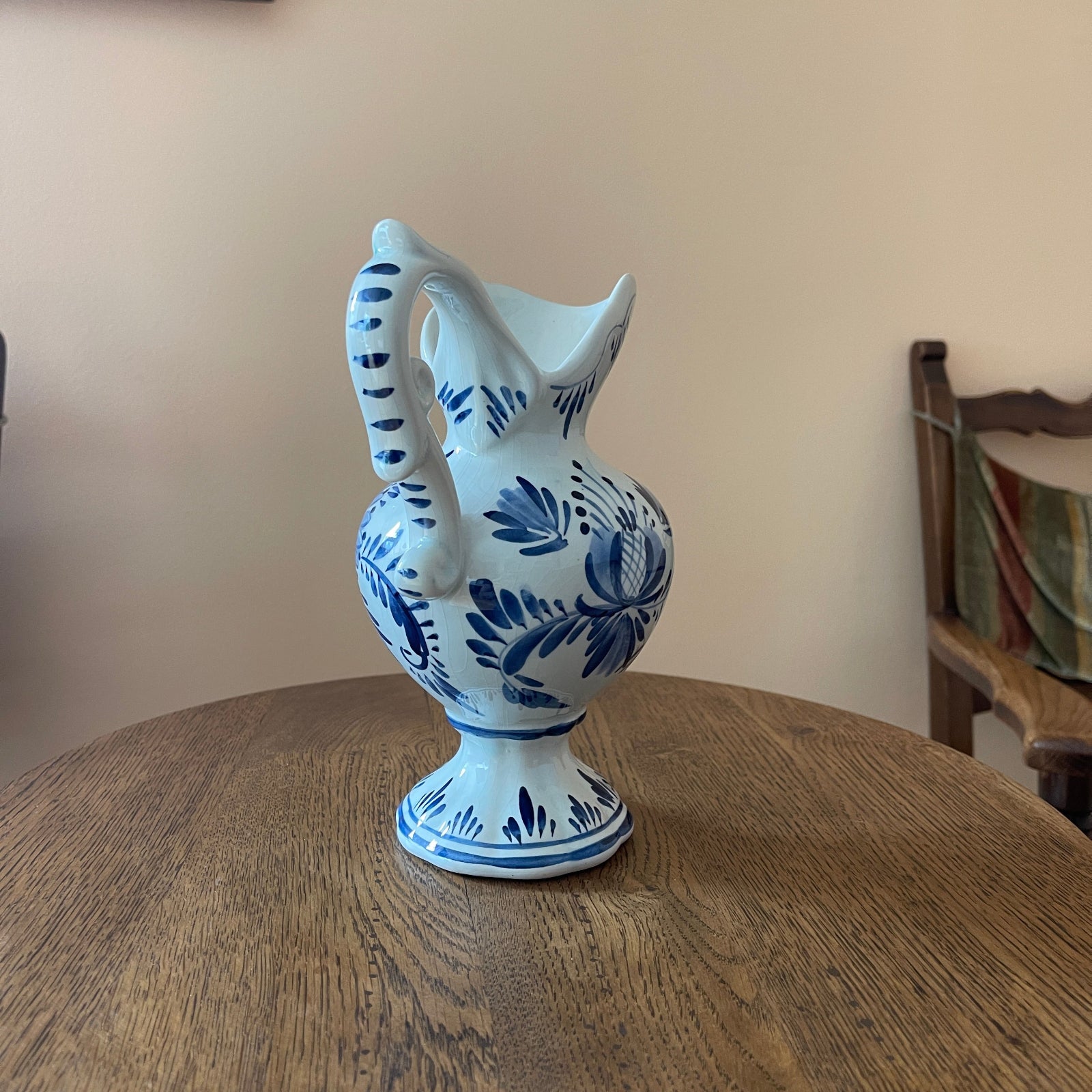 Delftware pitcher