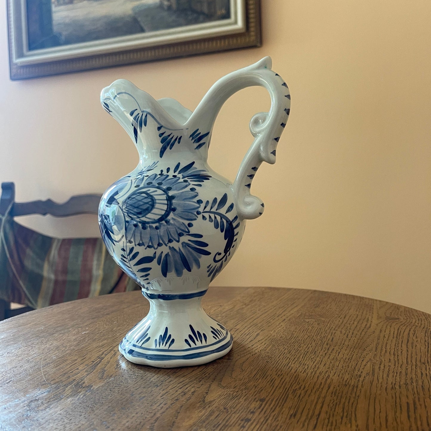 Delftware pitcher
