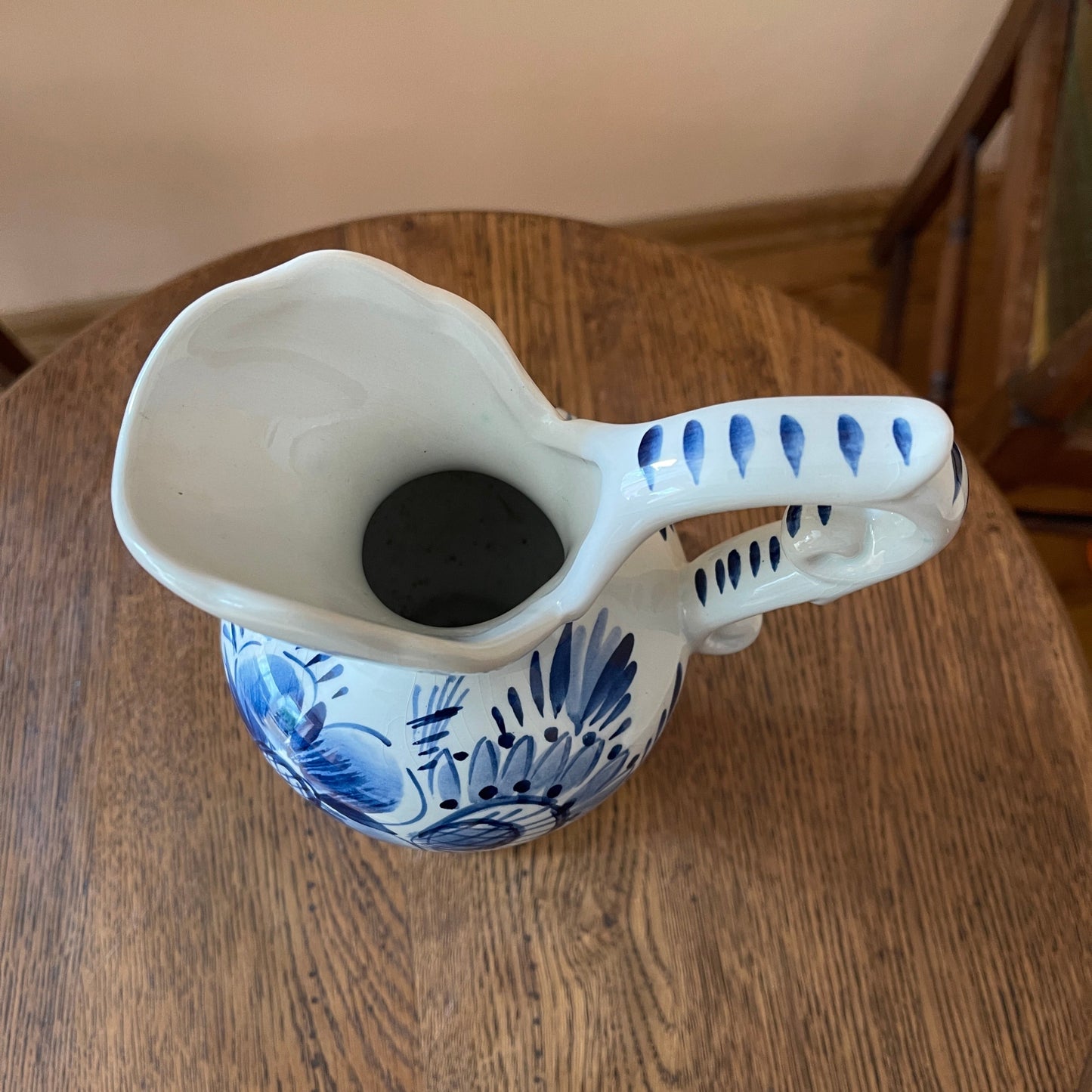 Delftware pitcher