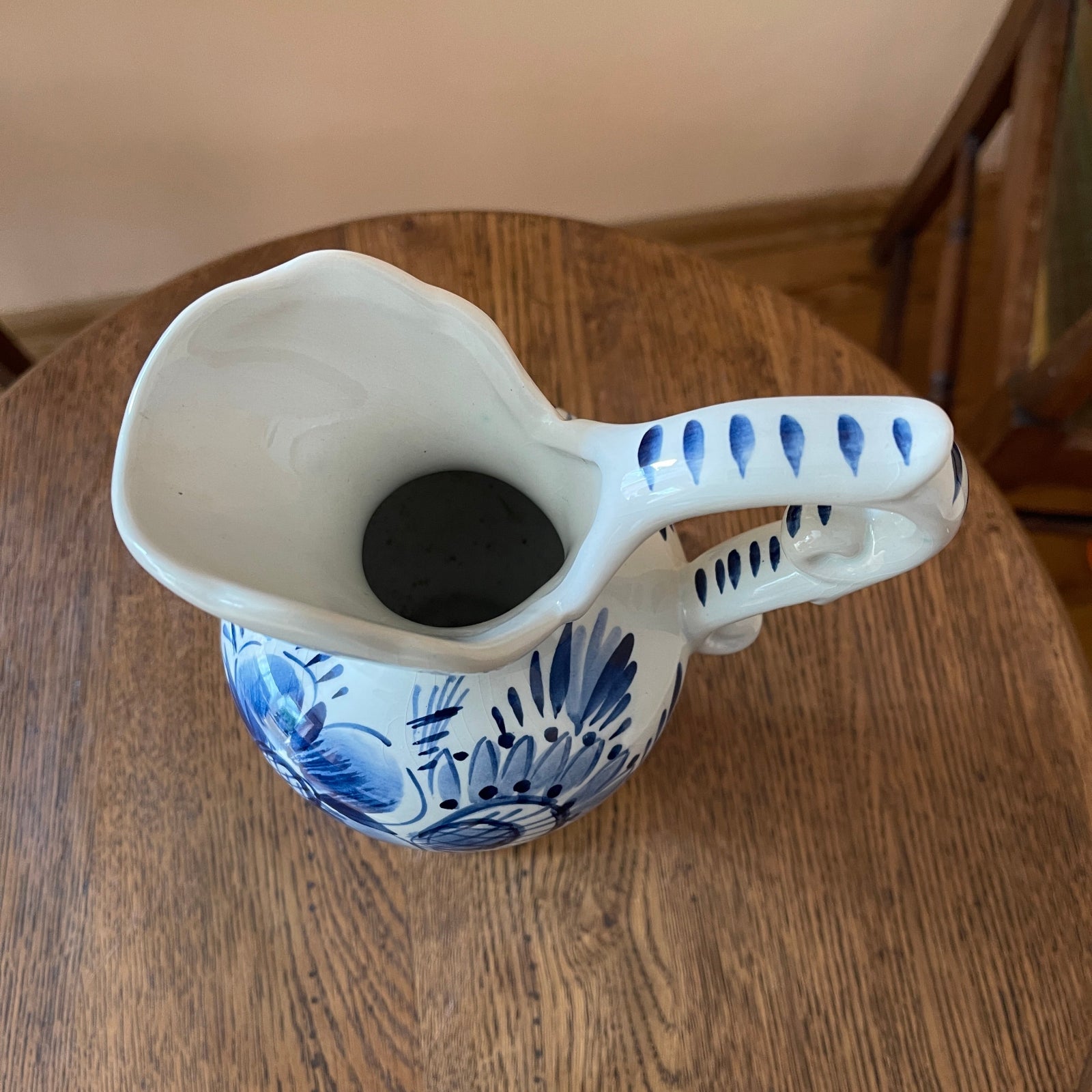 Delftware pitcher