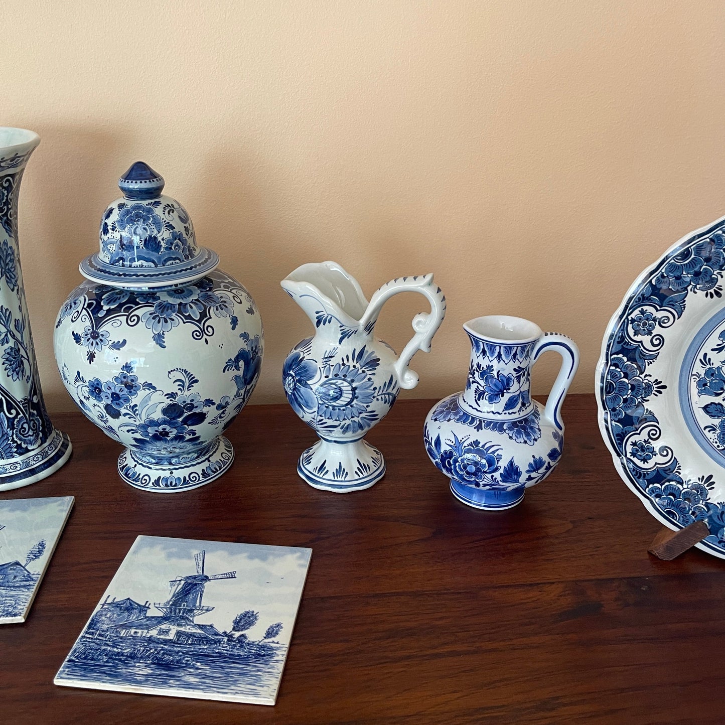 Blue and white ceramics