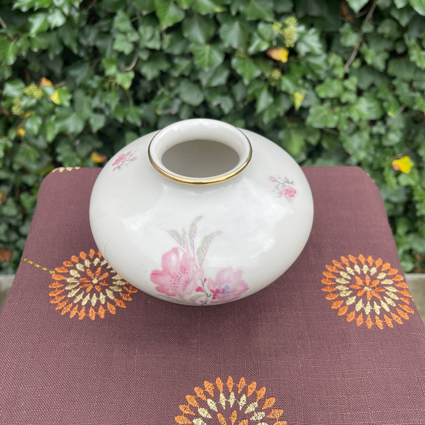 Ceramic Vase – Floral Motif