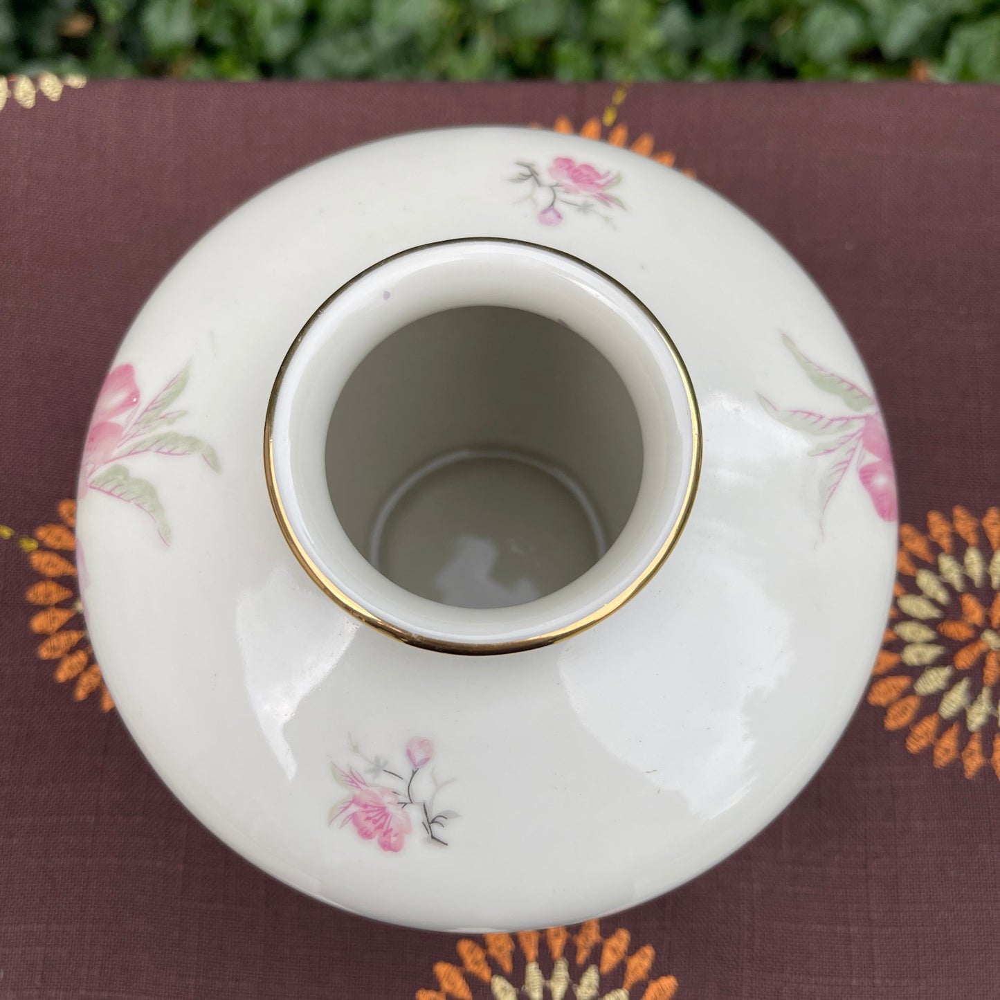 Ceramic Vase – Floral Motif