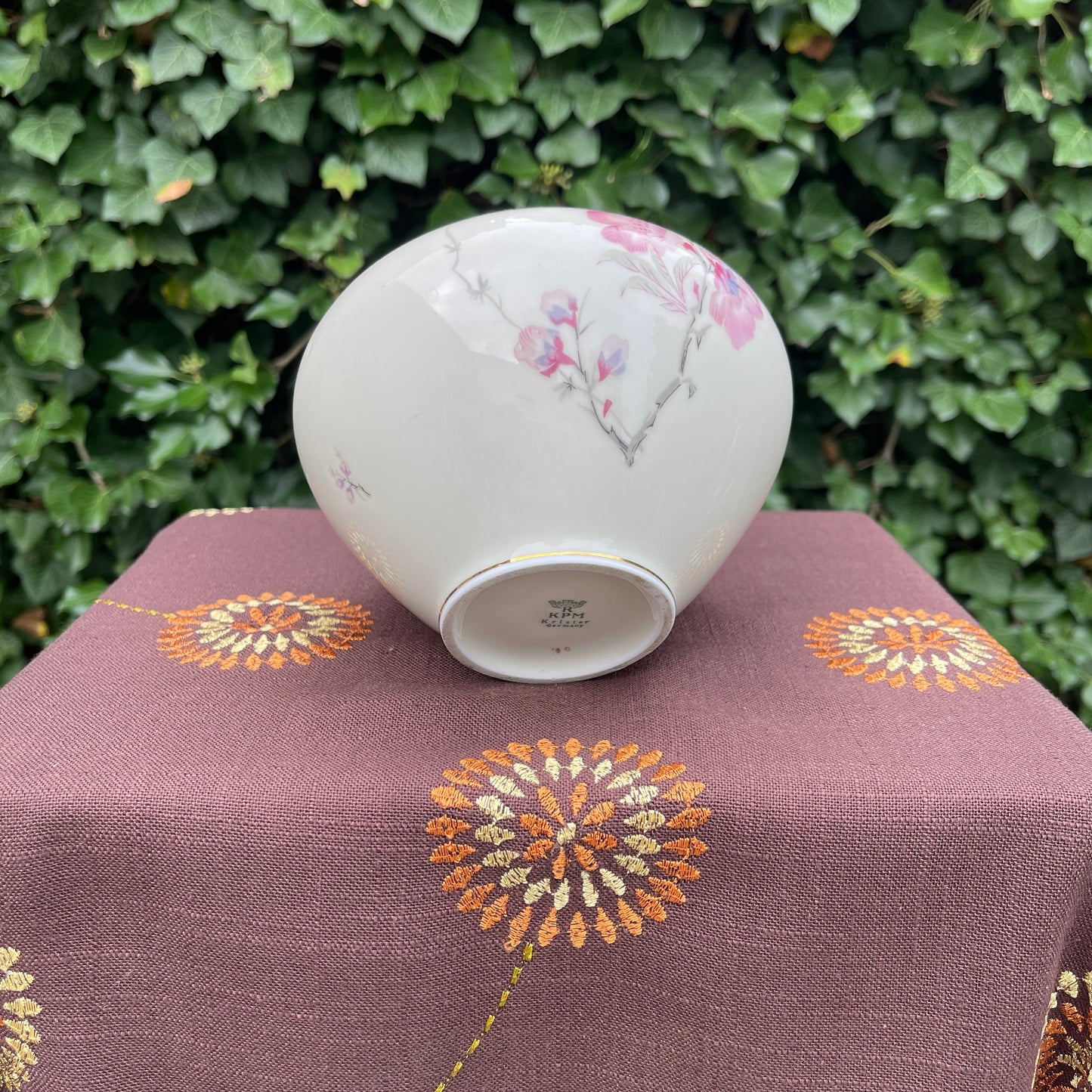 Ceramic Vase – Floral Motif