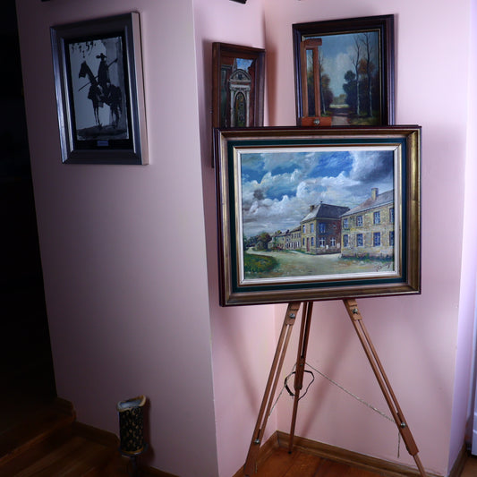 Painting on canvas - Multi-family buildings