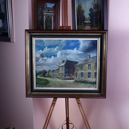 Painting on canvas - Multi-family buildings