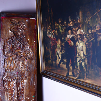 Wall Decoration – Framed Plaster Form