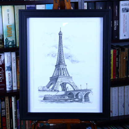 Framed Print – The Eiffel Tower View from the Seine