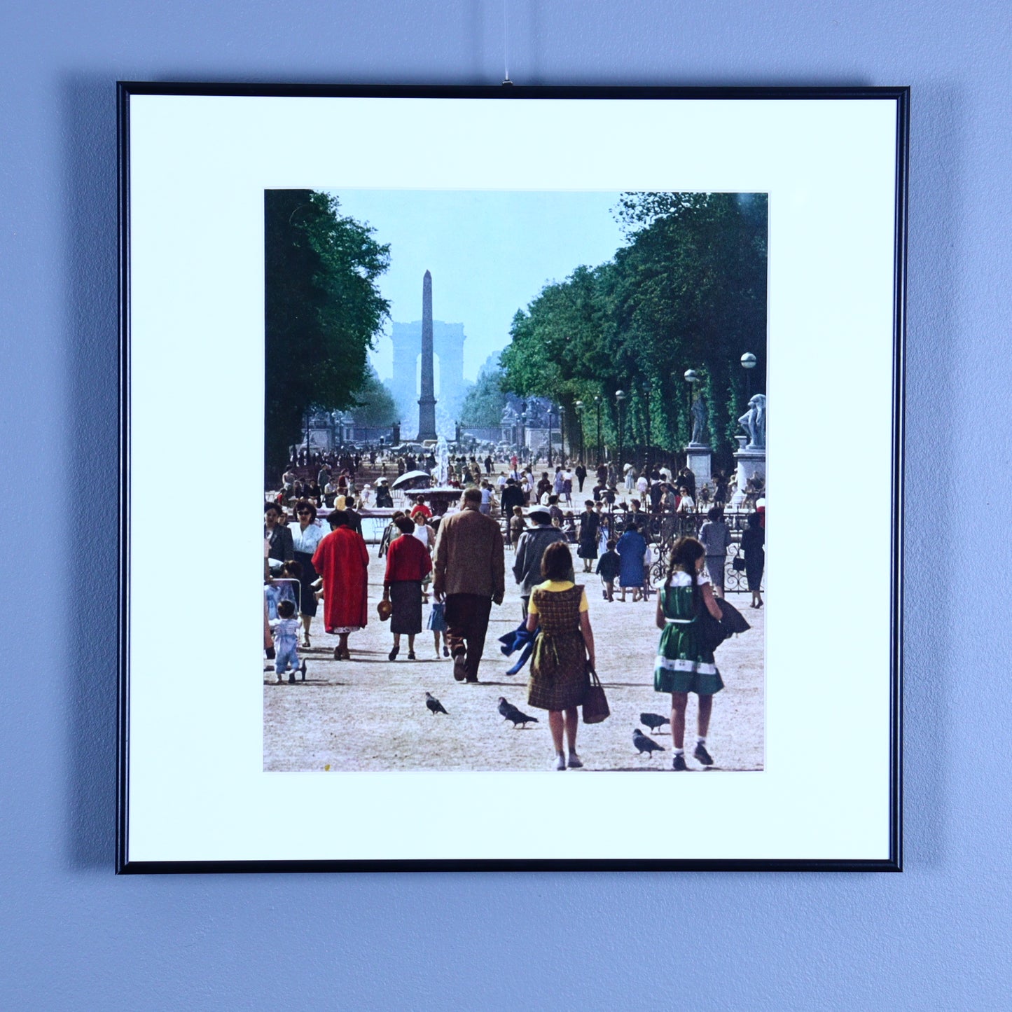 Photo of Paris 60's - View through the Jardin des Tuileries