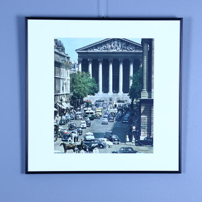 Photo of Paris 60's - Front of the Rue Royale and the Church of the Madeleine