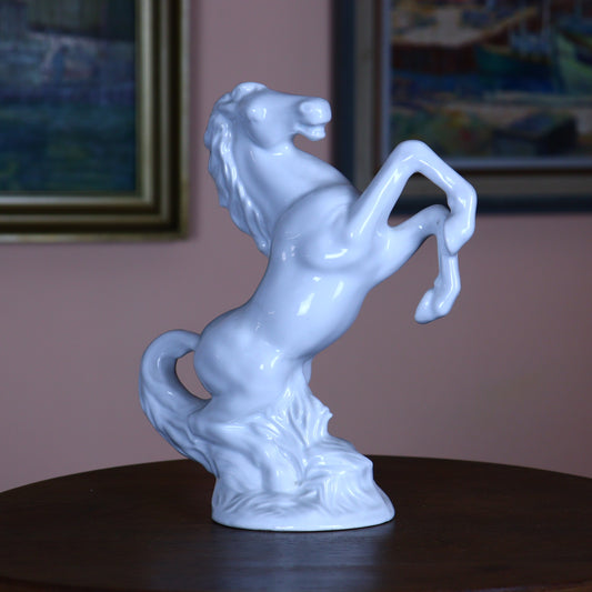 White Porcelain Figurine – Horse