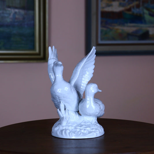 Porcelain Figurine – Two Ducks