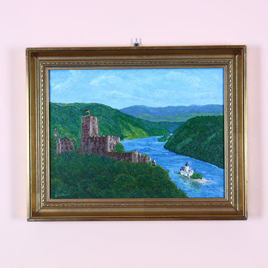 Painting on Canvas – Castles on the Rhine